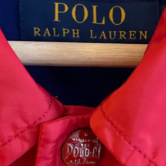 Polo by Ralph Lauren Red N.Y. State Champs Coaches Jacket NWOT - Picture 4 of 8